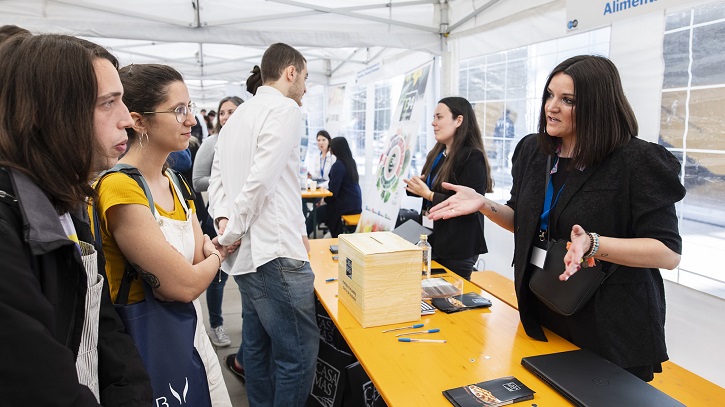 The Science and Engineering Business Fair takes place outdoors for the first time