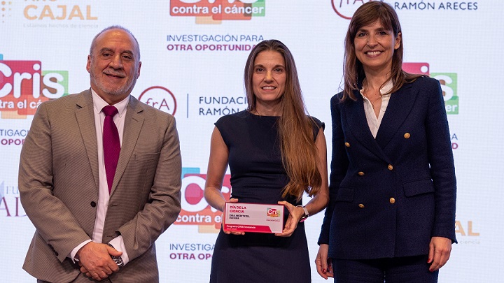 Researcher Meritxell Rovira, winner of the CRIS Excellence Award for her study of pancreatic cancer