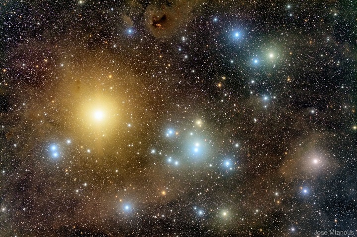 Imatge del cúmul estel·lar de les Híades. Foto: Jose Mtanous
