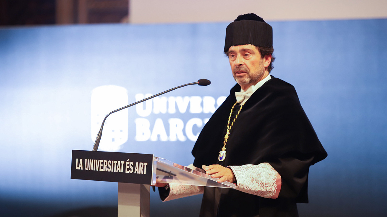 El rector de la UB ha dicho que el sistema universitario necesita «un buen guión» y saber explicarse a la sociedad.