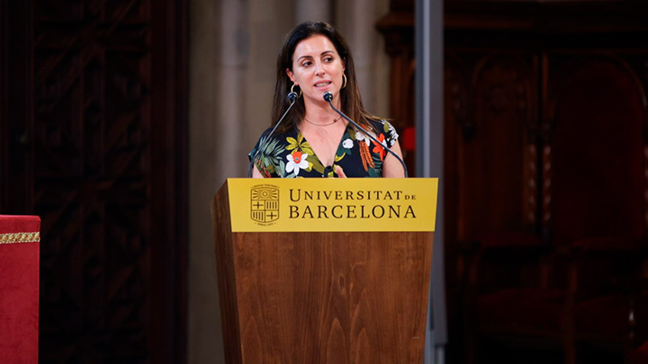Laia Mas, Director of Public Affairs at Danone Iberia, spoke on behalf of the promoting entities.