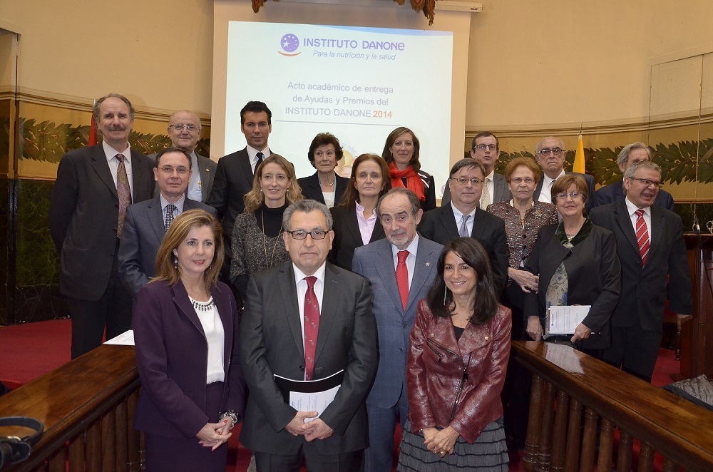 L’acte de lliurament dels ajuts de l’Institut Danone va tenir lloc lloc el dijous 18 de desembre, a la seu de la Reial Acadèmia Nacional de Medicina, a Madrid.
