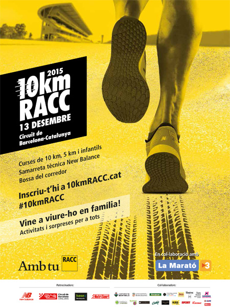 Per segon any consecutiu, la Universitat de Barcelona és col·laboradora oficial de la cursa 10km RACC per a La Marató de TV3.