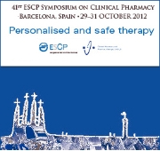 The 41st Symposium of the European Society of Clinical Pharmacy will happen from 29th to 31st October in Barcelona.
