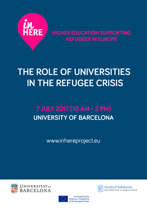 A la trobada, s’hi presentaran experiències d’acollida de persones refugiades en universitats de l’Estat espanyol i es debatrà sobre oportunitats, reptes i obstacles en l’accés i la integració d’aquestes persones a l’educació superior.