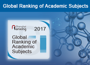 Shanghai Ranking's Global Ranking of Academic Subjects 2017.