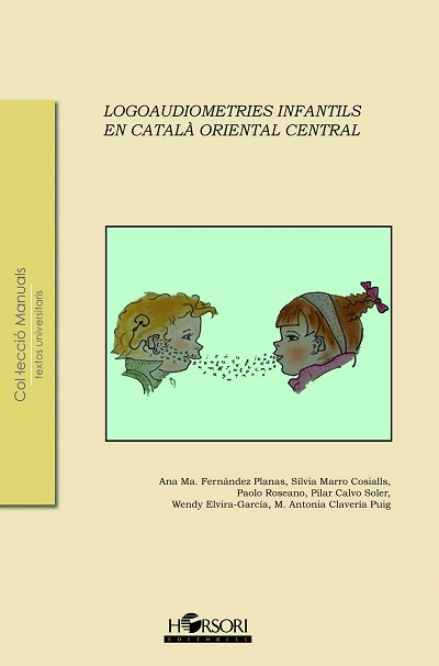 Portada del manual <i>Logoaudiometries infantils en català oriental central</i>.