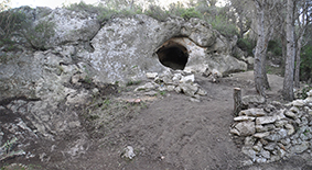 Imatge de la cova Foradada. Foto: Juan I. Morales