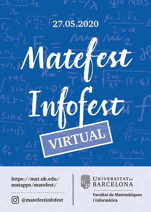 Cartell de la Matefest-Infofest d’enguany.