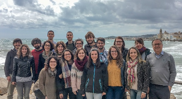 The scientific team led by Professor Francesc Villarroya, from the Faculty of Biology, IBUB and CIBERobn. 