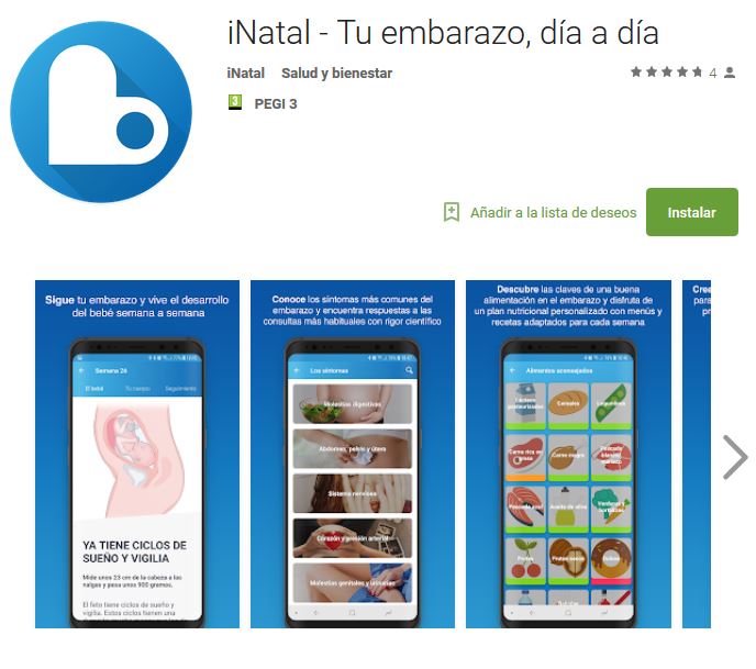 L'aplicació iNatal és una eina personalitzada per a les embarassades que vulguin tenir un paper actiu durant els nou mesos de gestació.