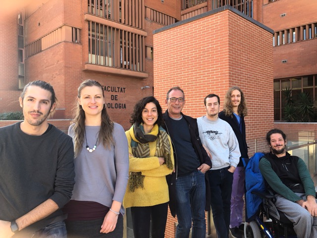 L'equip de Jordi Garcia Fernàndez, a la Facultat de Biologia de la Universitat de Barcelona.