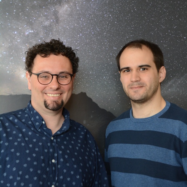 Els investigadors de l’ICCUB, Octavi Fors i Daniel del Ser. 