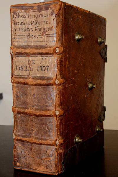 <i>Llibre de registre de Graus Majors</i>, Universitat de Cervera (1762-1797).