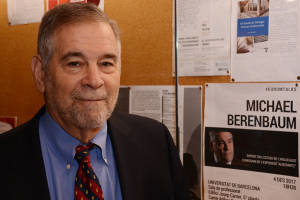 Michael Berenbaum és expert en estudis de l’Holocaust. 