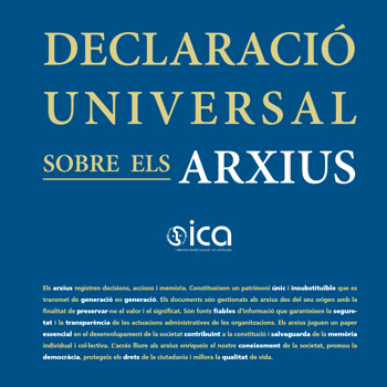 A Catalunya ja hi ha més de cent les organitzacions adherides a la Declaració Universal dels Arxius.
