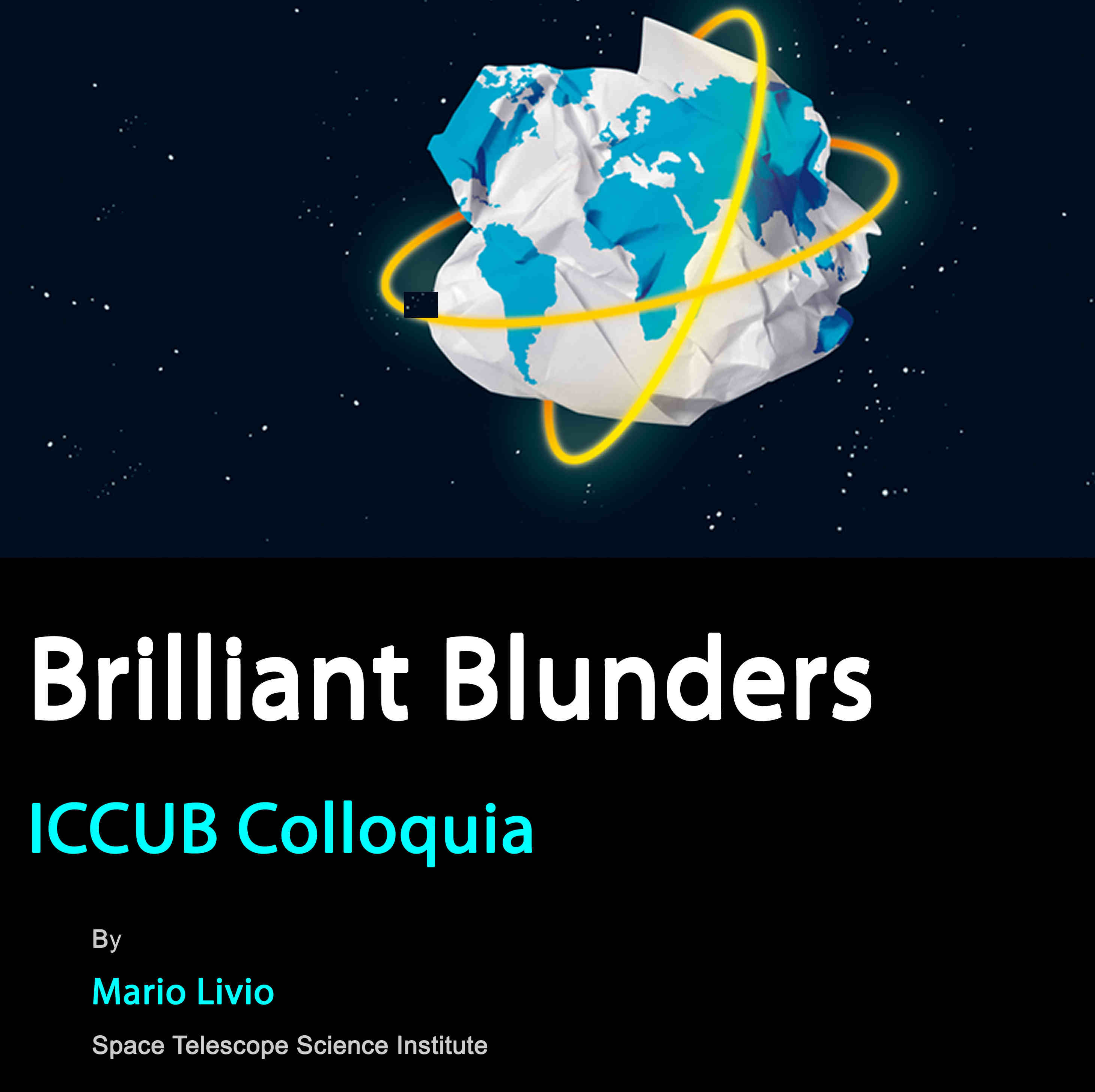 Conferència: «Brilliant Blunders», a càrrec de Mario Livi