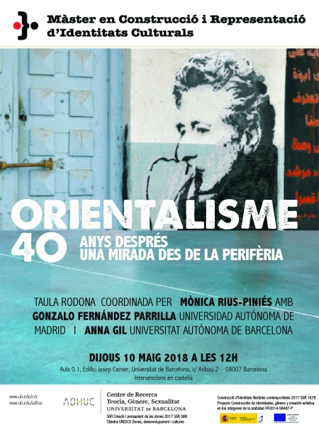 Conferència: «Orientalisme, 40 anys després. Una mirada des de la perifèria»