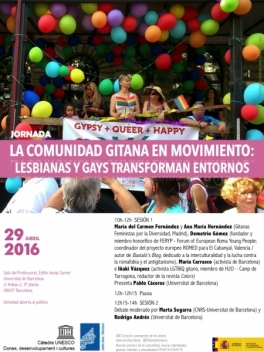 Jornada: «La comunitat gitana en moviment: lesbianes i gays transformen lʼentorn»