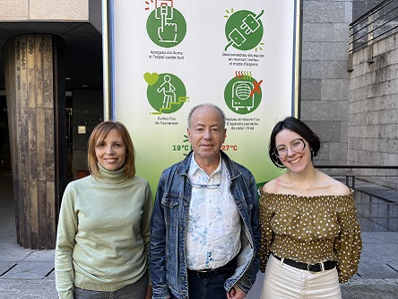 Javier Martín Vide, Marta Balderas and Gisele Camuñas