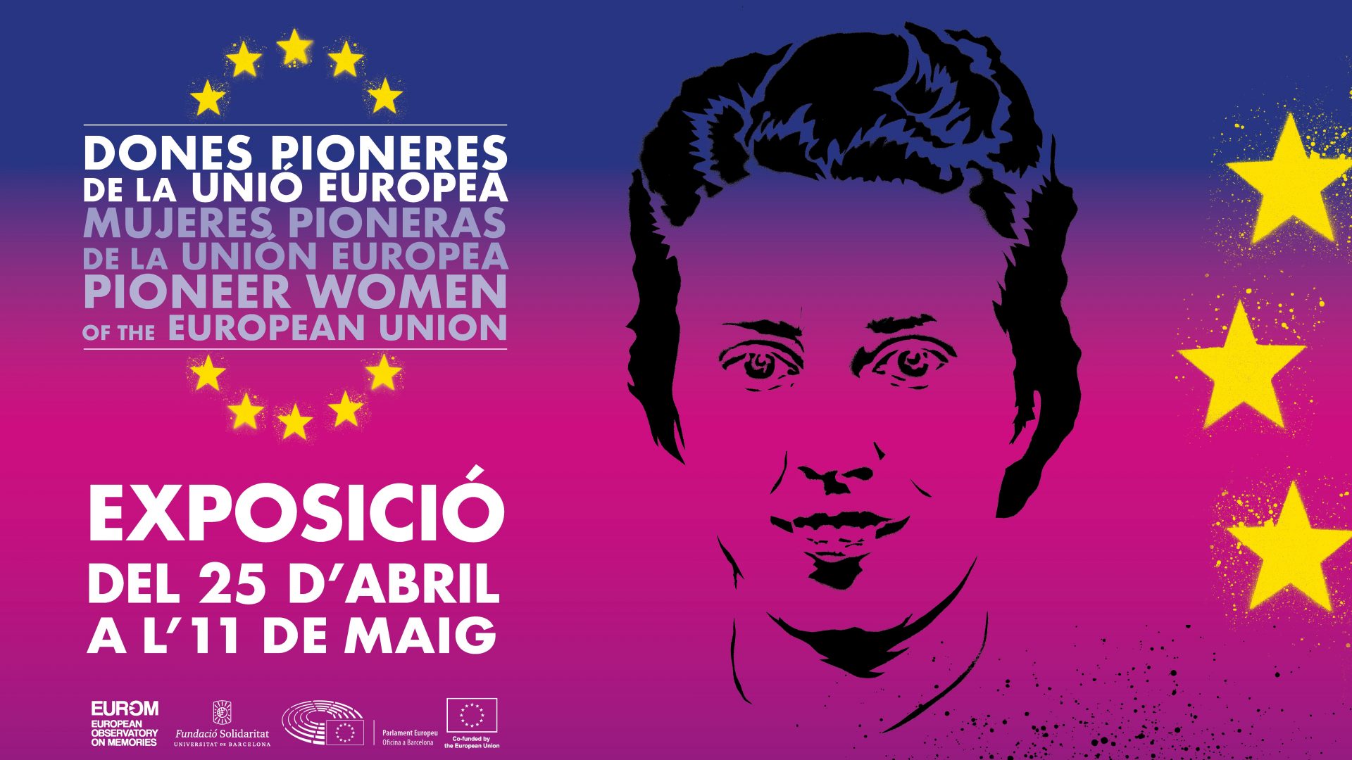 From today until 11 May, the hall of the Historical Building will host the portraits of seven women who inspired the European Union.