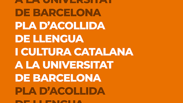 The UB is the only one that has a reception plan for international students and students from the rest of Spain. 