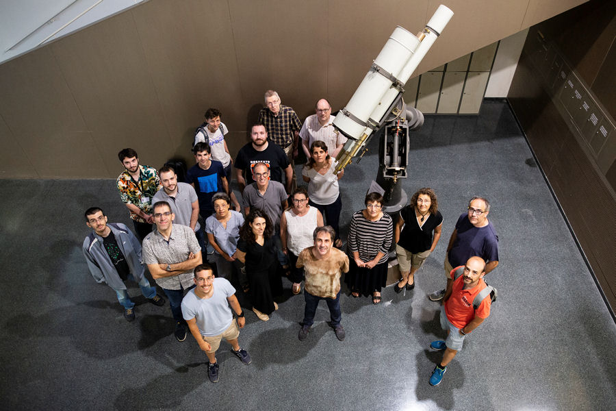 L'equip Gaia de l'Institut de Ciències del Cosmos de la UB