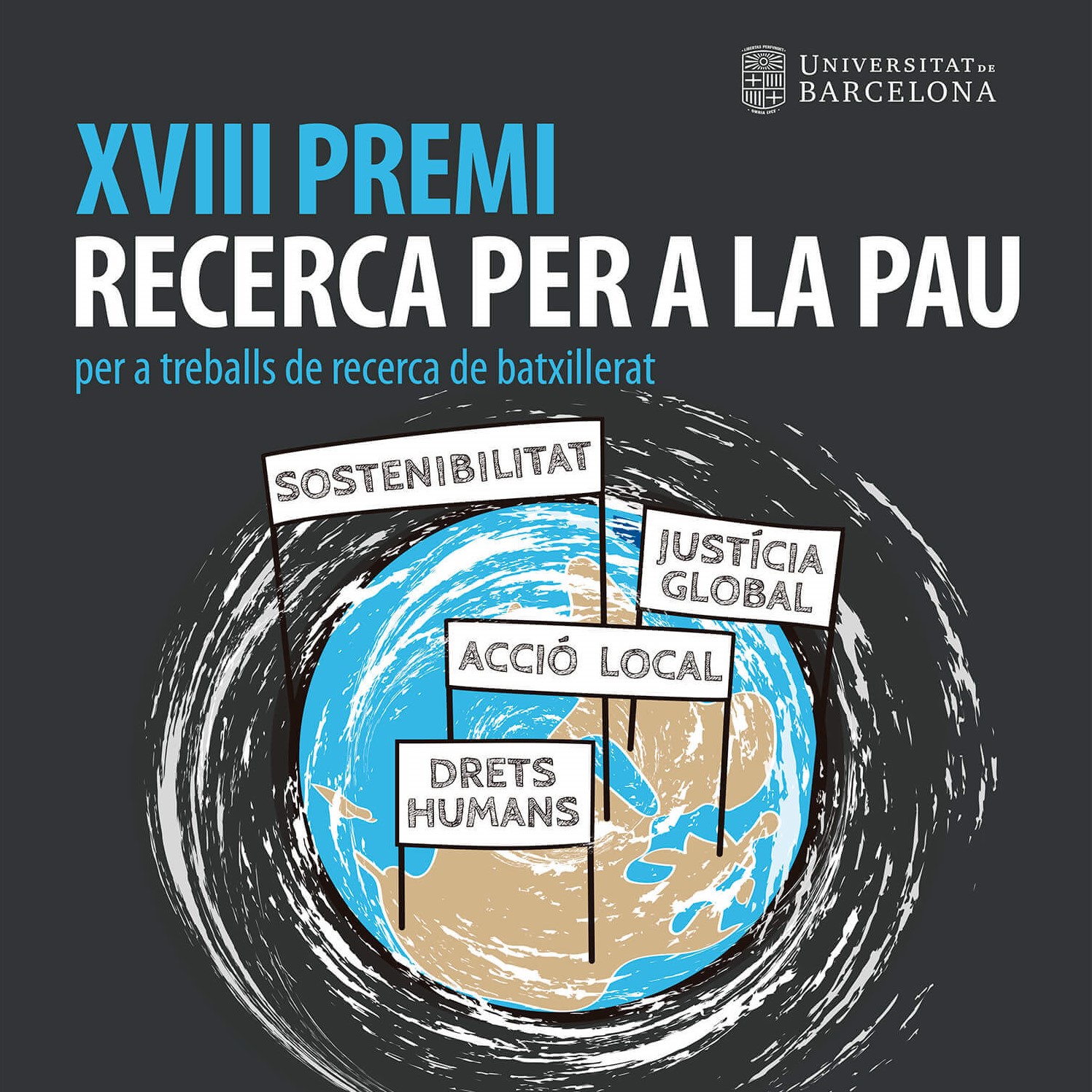 Lliurament del XVIII Premi de Recerca per a la Pau per a treballs de batxillerat